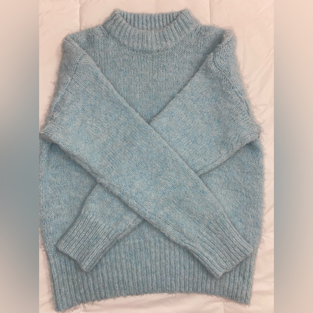 fuzzy sweater